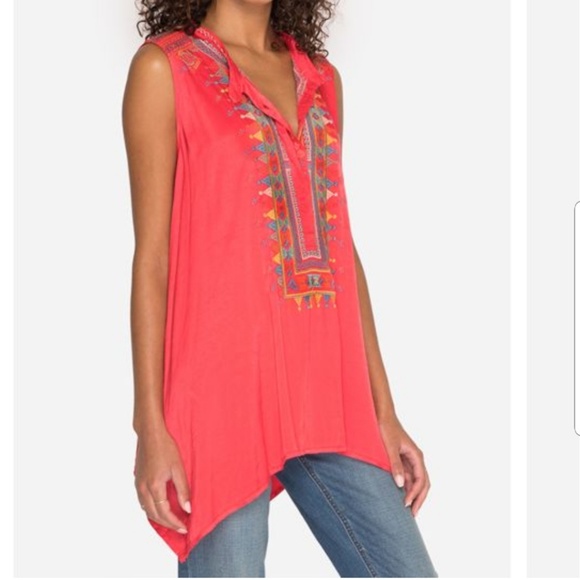 Johnny was VERSAIRO CRINKLE SATIN TUNIC - Picture 6 of 8